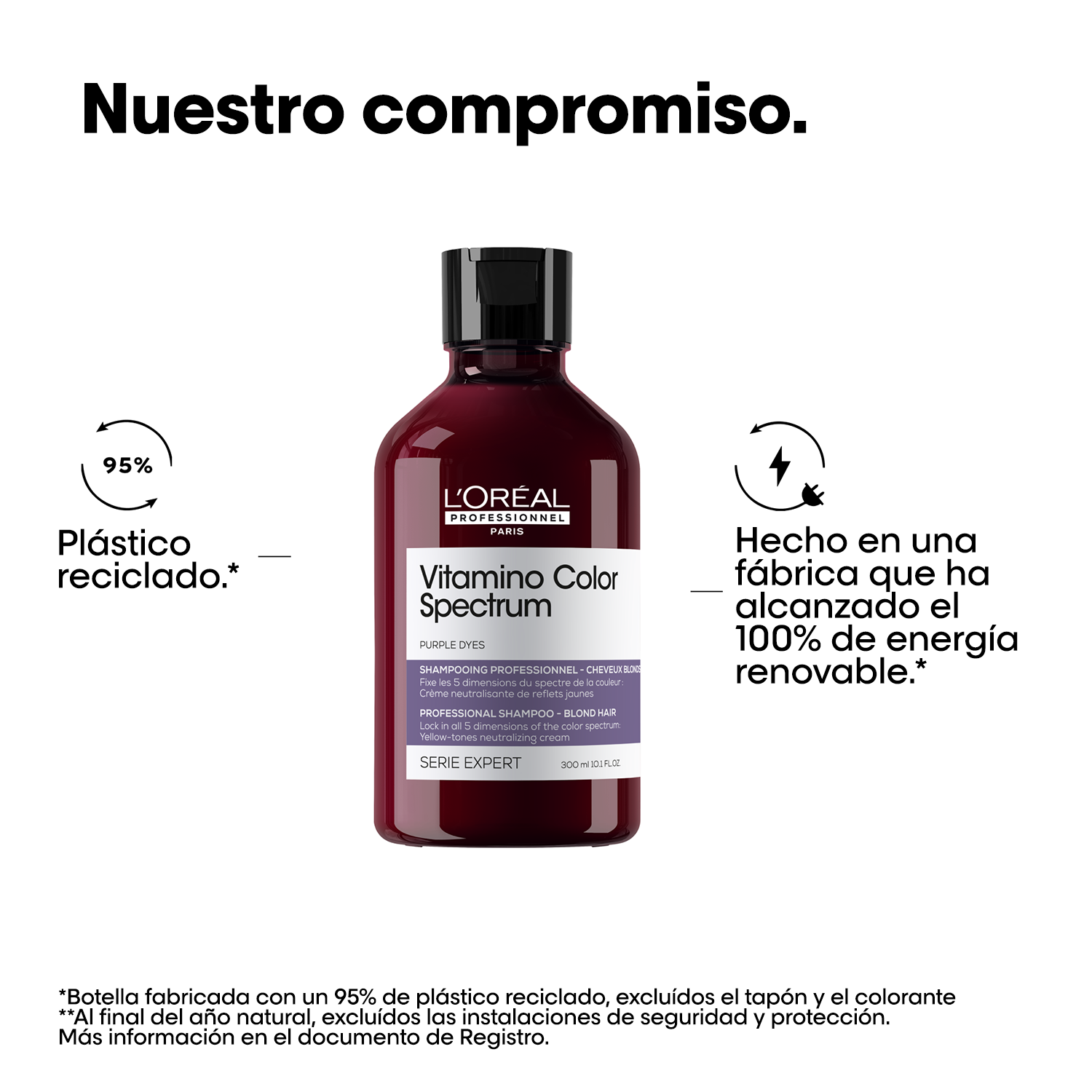 LÓREAL PROFESSIONNEL SE SPECTRUM PURPLE SHAMPOO (SHAMPOO NEUTRALIZADOR PARA CABELLO RUBIO)